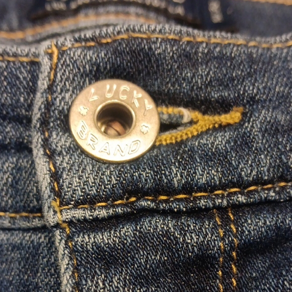 Lucky Brand Blue Straight Leg Jeans - Picture 6 of 9